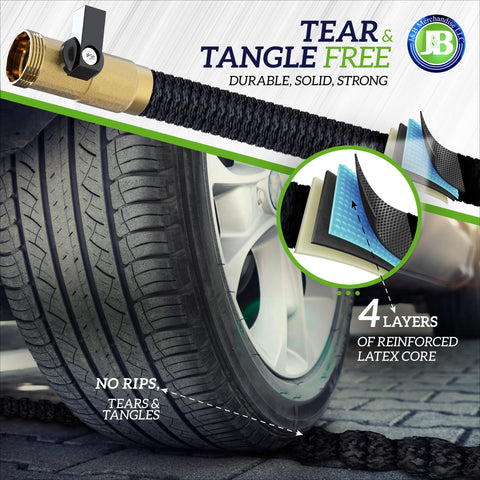 JB XpandaHose storage bag promotes organized transport and tidy storage.