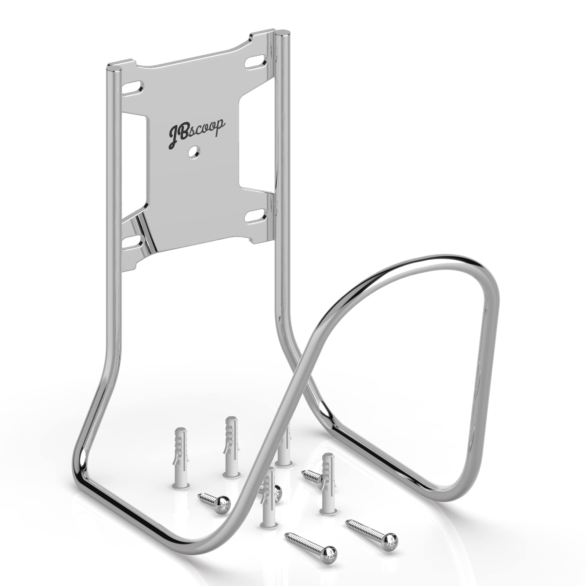 JBscoop holds up to 180 ft of 1/2 inch hose for flexible use.