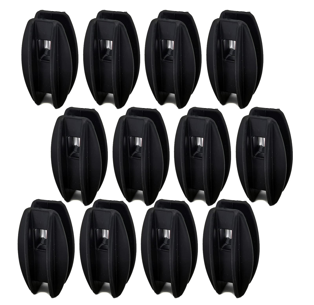 JBT 12-pack black corner post insulator for poly wire keeps fence lines secure.