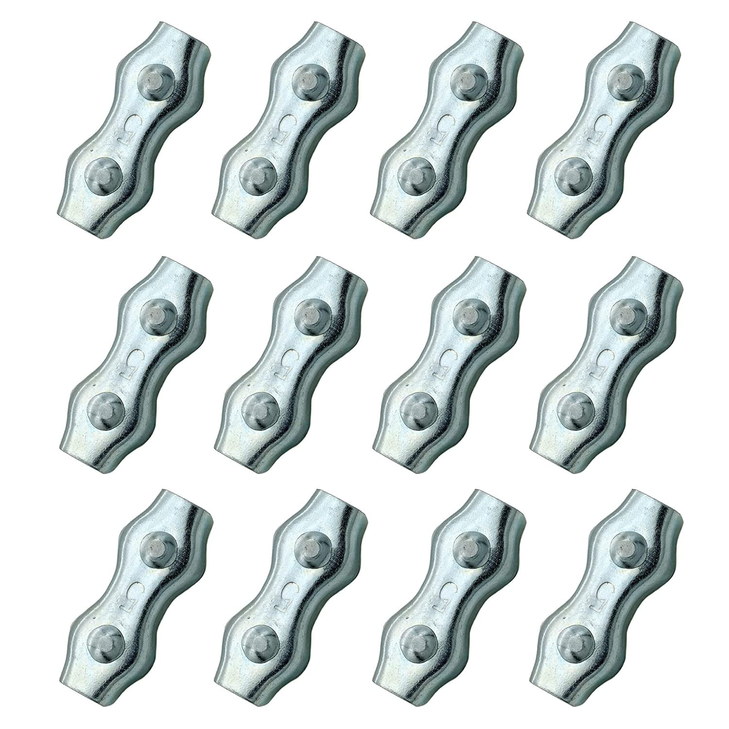 JBTONGXM M5 poly rope connector closeup showing durable galvanized steel for lasting fence links