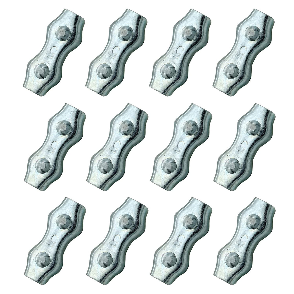 JBTONGXM M5 poly rope connector closeup showing durable galvanized steel for lasting fence links