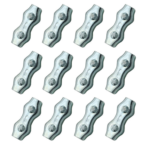 JBTONGXM M5 poly rope connector closeup showing durable galvanized steel for lasting fence links