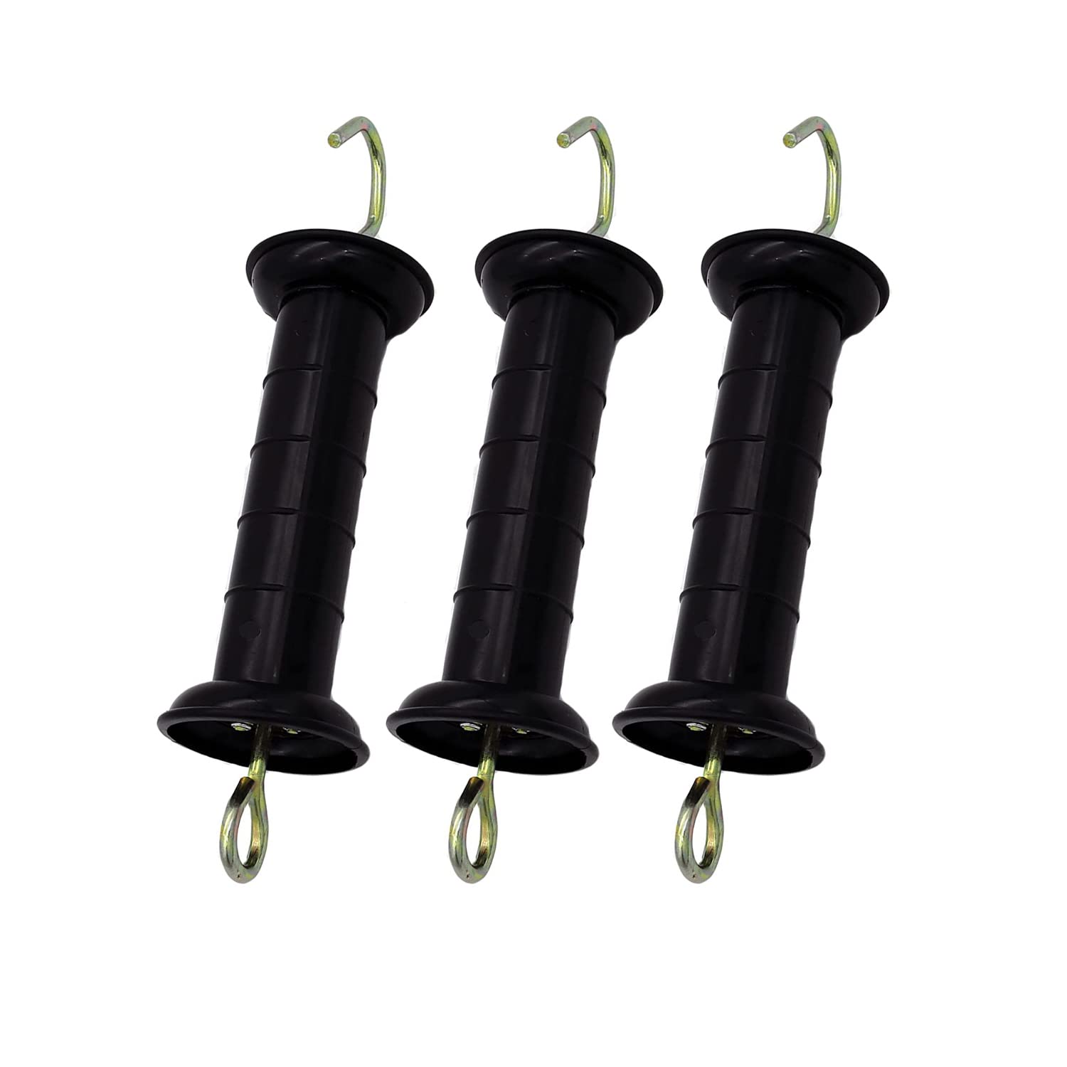 JBTOZIUY gate handle insulator in black for safer electric fence operation.