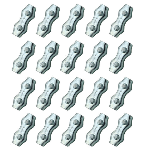 JBTOZIUY M5 poly rope connectors in use on a temporary fence for quick assembly