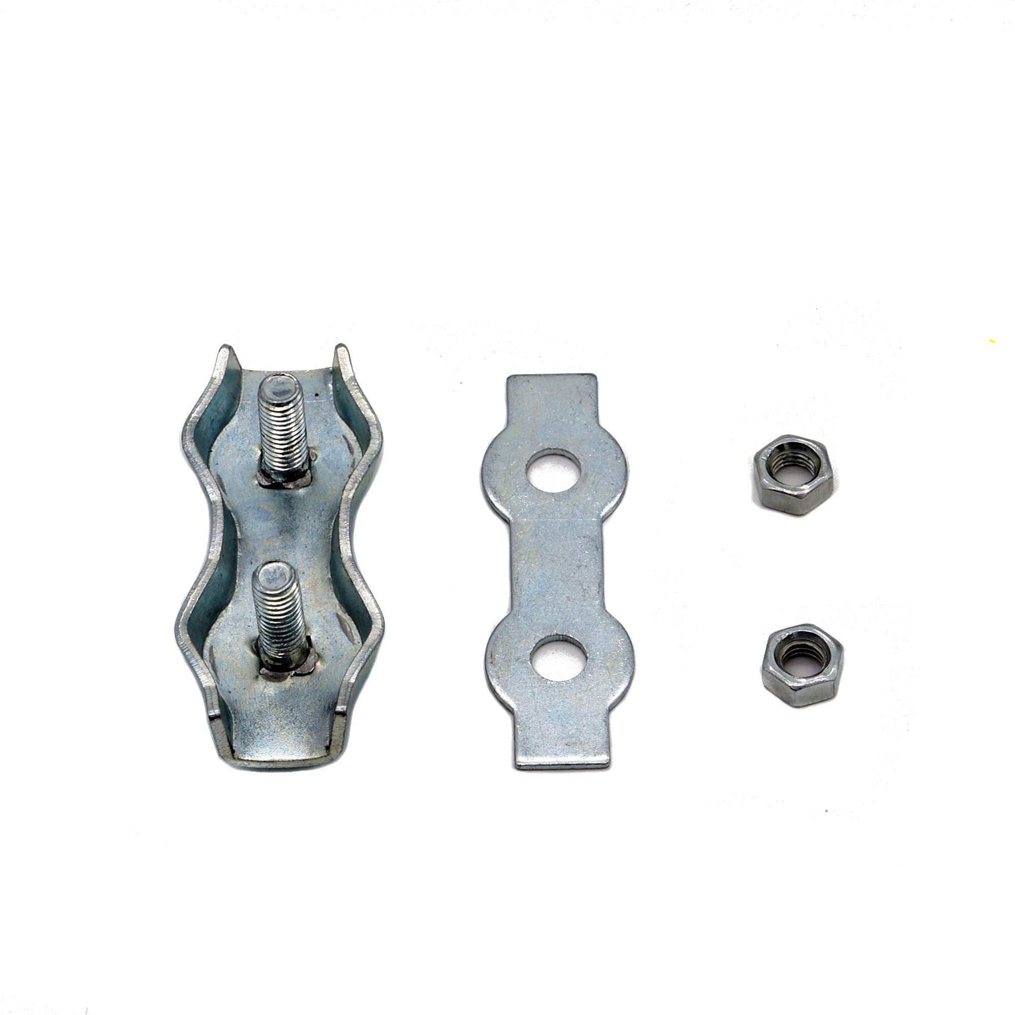 Close-up of galvanized steel JBTOZIUY connector showing easy operation and secure join