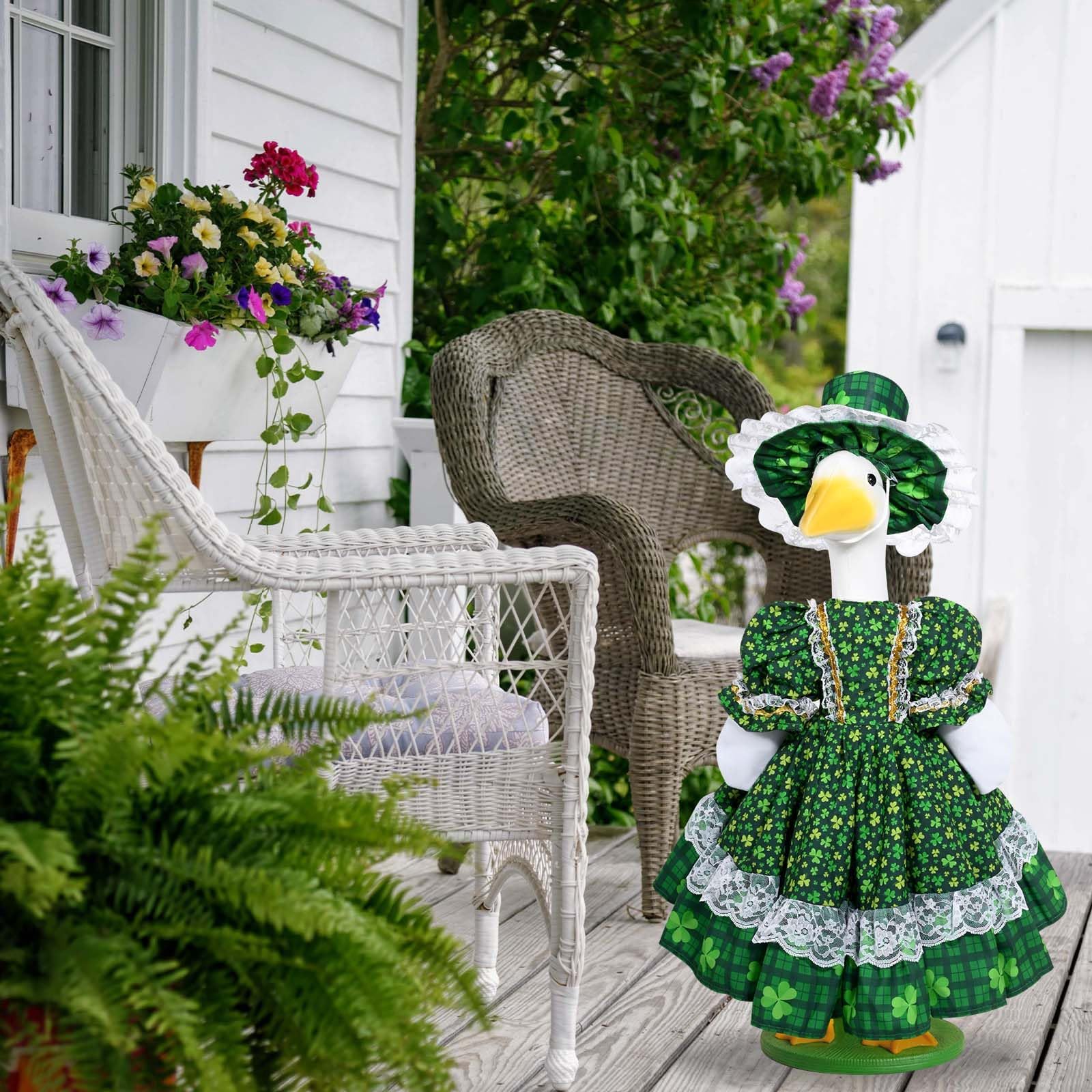 JcHrmers gift-ready goose costume suitable for goose owners and decor lovers.