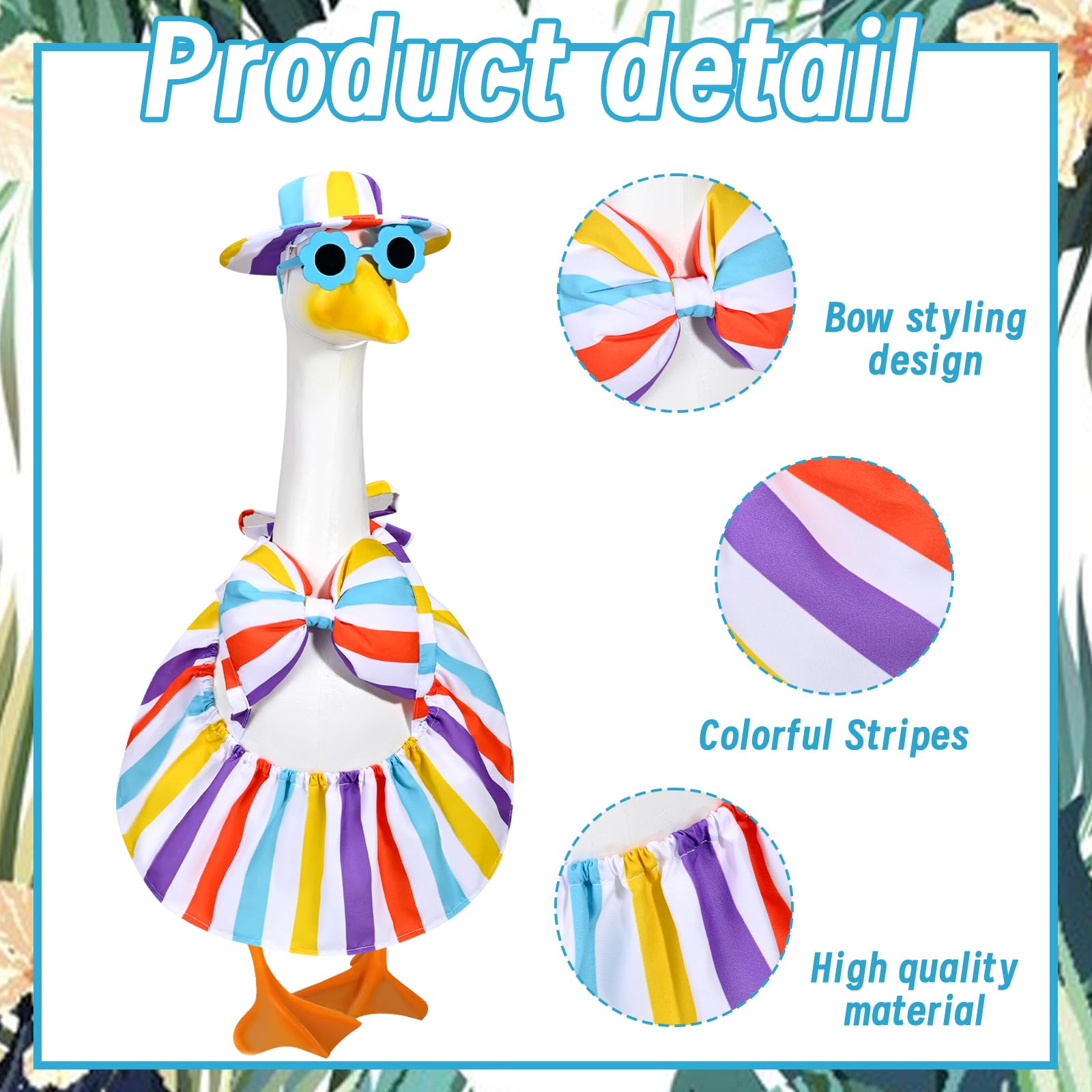 JcHrmers porch goose outfit in a summer scene enhancing outdoor cheer