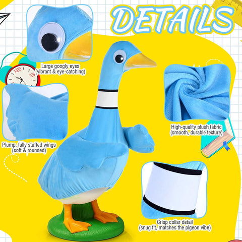 JcHrmers 23-inch goose costume delivers a snug, slip-free fit for outdoor statues