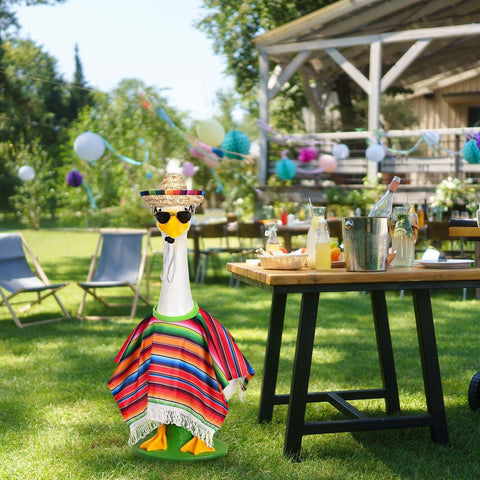 JcHrmers 23inch geese decor emphasizes lawn party visuals