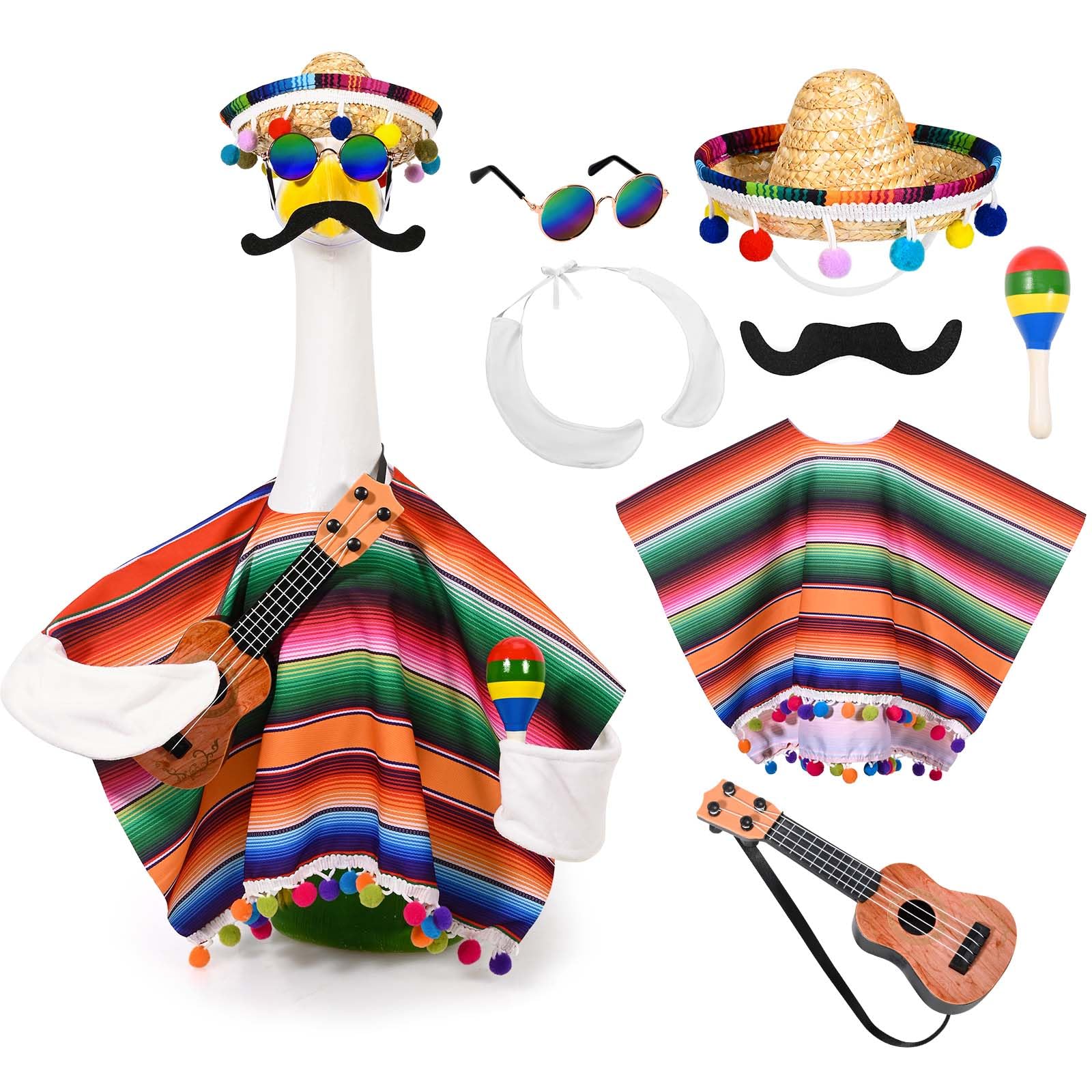 JcHrmers self-adhesive mustache provides quick, mess-free style.