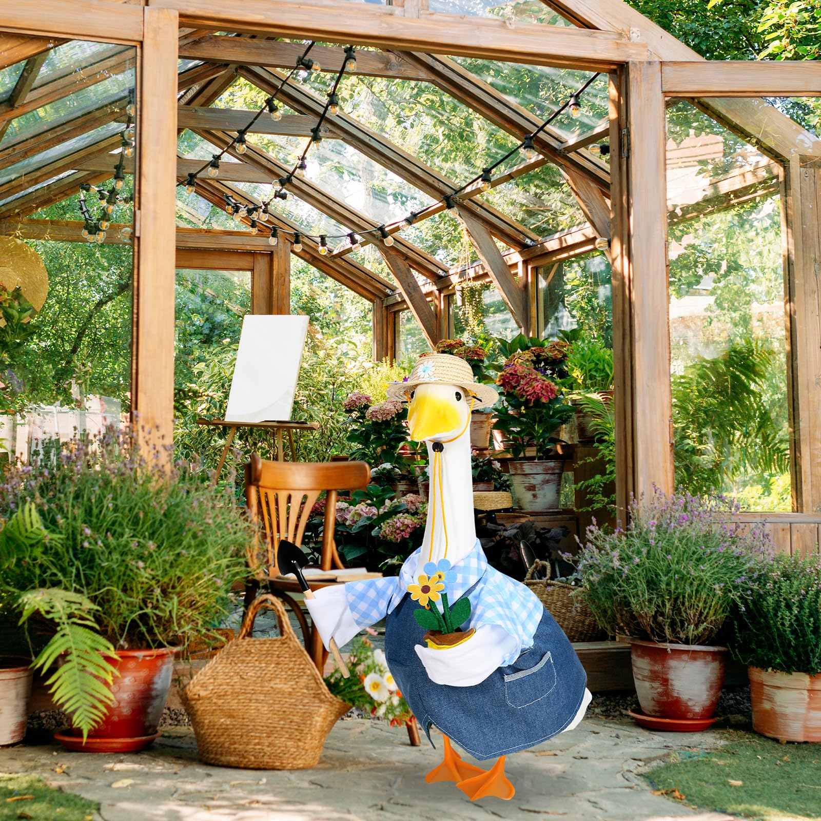 Durable patio yard goose clothes by JcHrmers for easy seasonal updates