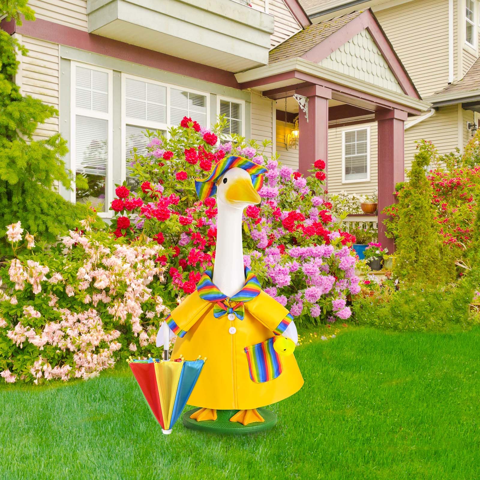 JcHrmers GANSHAYA durable outdoor decoration that withstands routine weather.