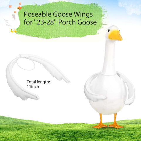 JcHrmers goose wings adjustable cloth with wire allow dynamic poses.