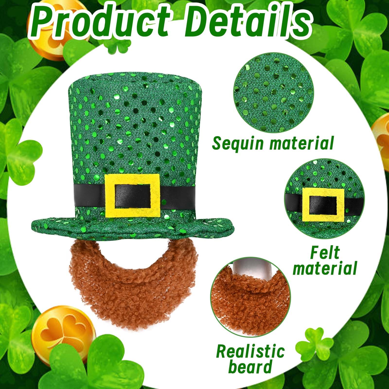 JcHrmers green jacket with shamrocks enhances outdoor yard scenery