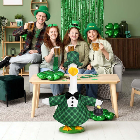 Ideal for St. Patrick’s decor across porches, patios, and entryways