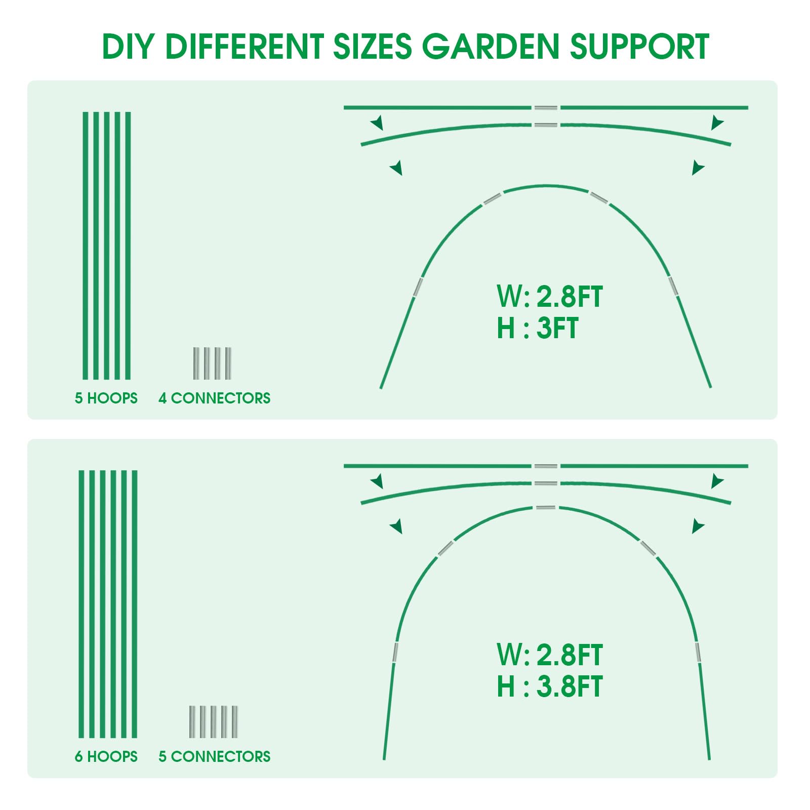 JCKHXG clips secure netting with simple attachment.