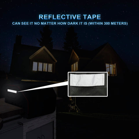 JCLMER reflective tape detail improves nighttime visibility