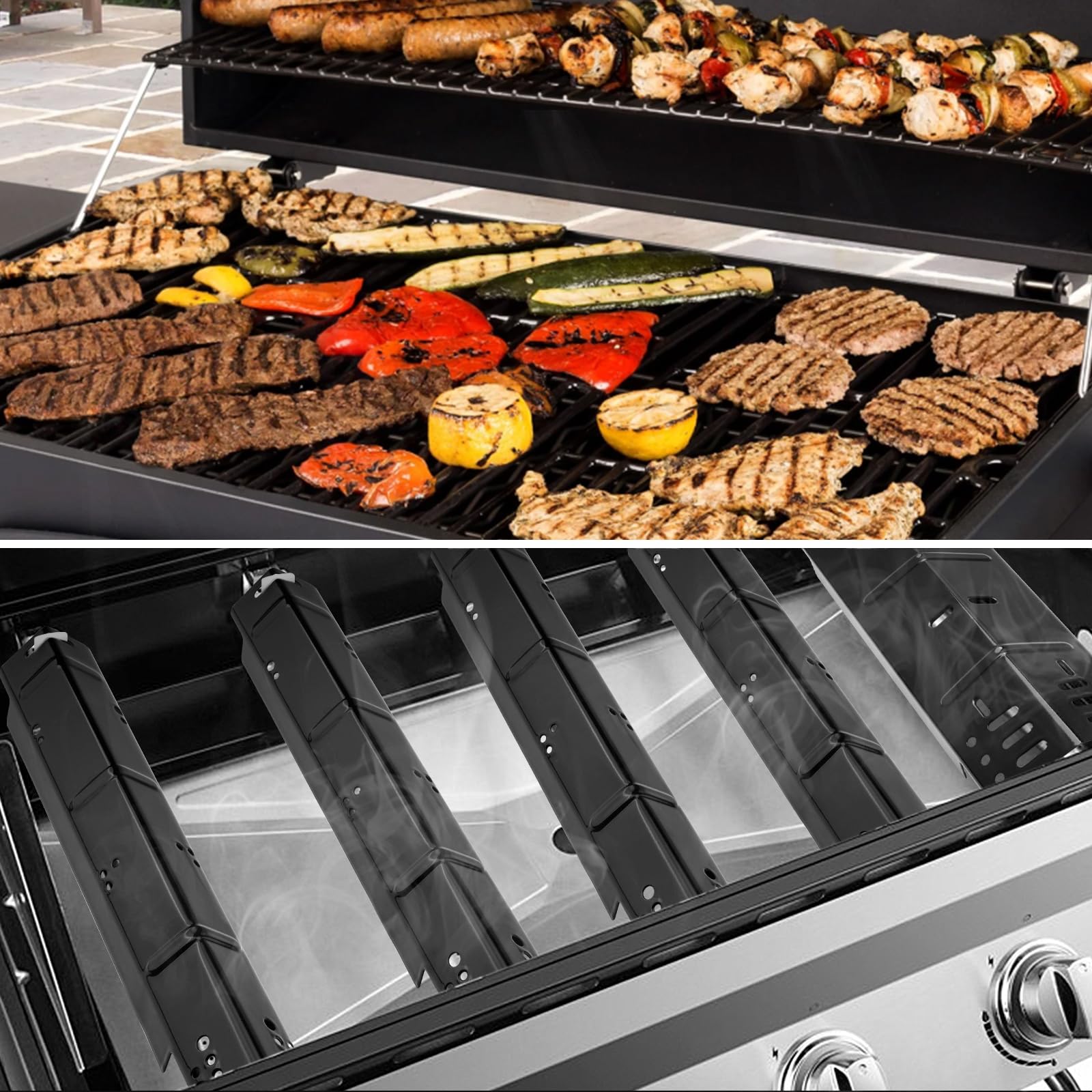 JCLMER compatibility overview for Dyna-Glo 3- to 5-burner grills