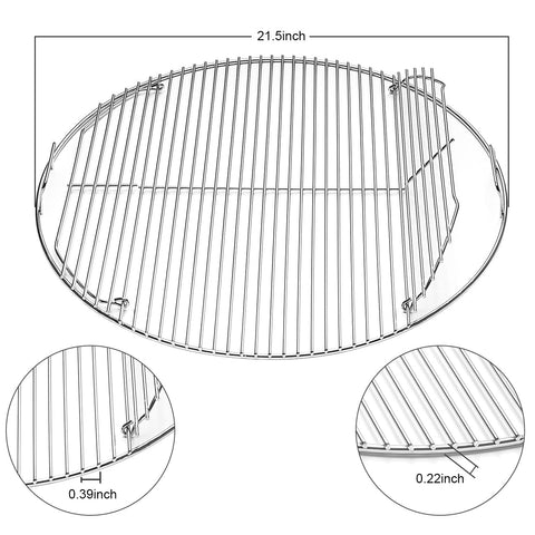 JCLMER compatible 22-inch Weber grate guarantees secure fit and long-lasting performance