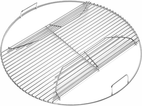 JCLMER 21.5-inch grate supports better heat distribution and more cooking space