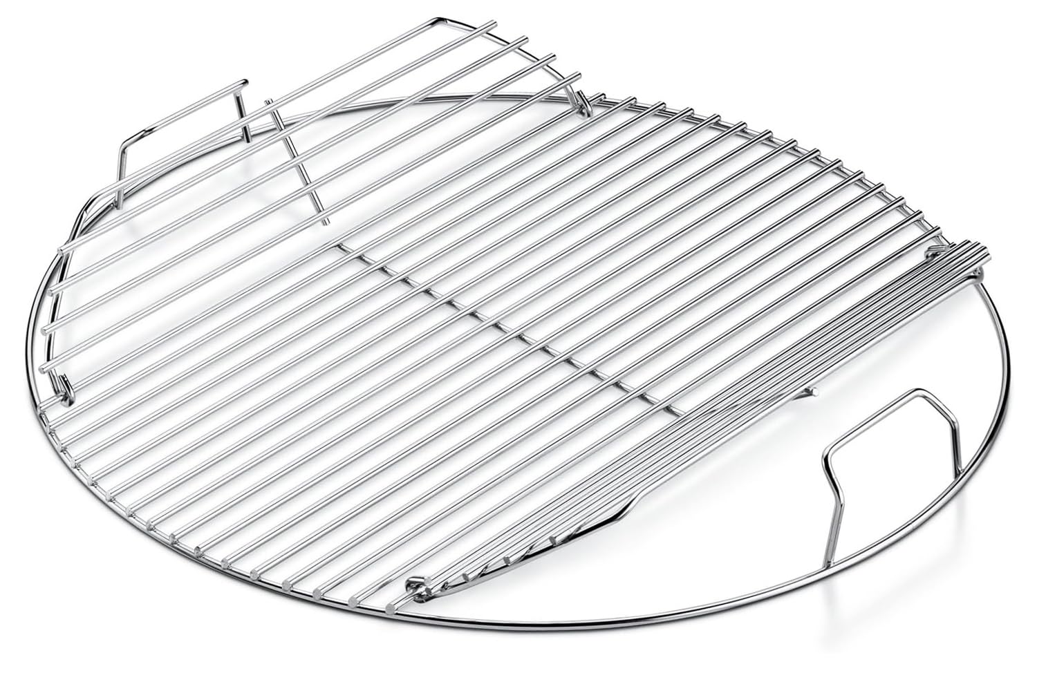 JCLMER hinged cooking grate for 22-inch Weber grills with sturdy lift-up design