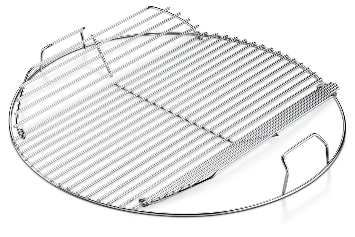 JCLMER hinged cooking grate for 22-inch Weber grills with sturdy lift-up design
