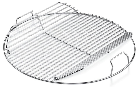 JCLMER hinged cooking grate for 22-inch Weber grills with sturdy lift-up design