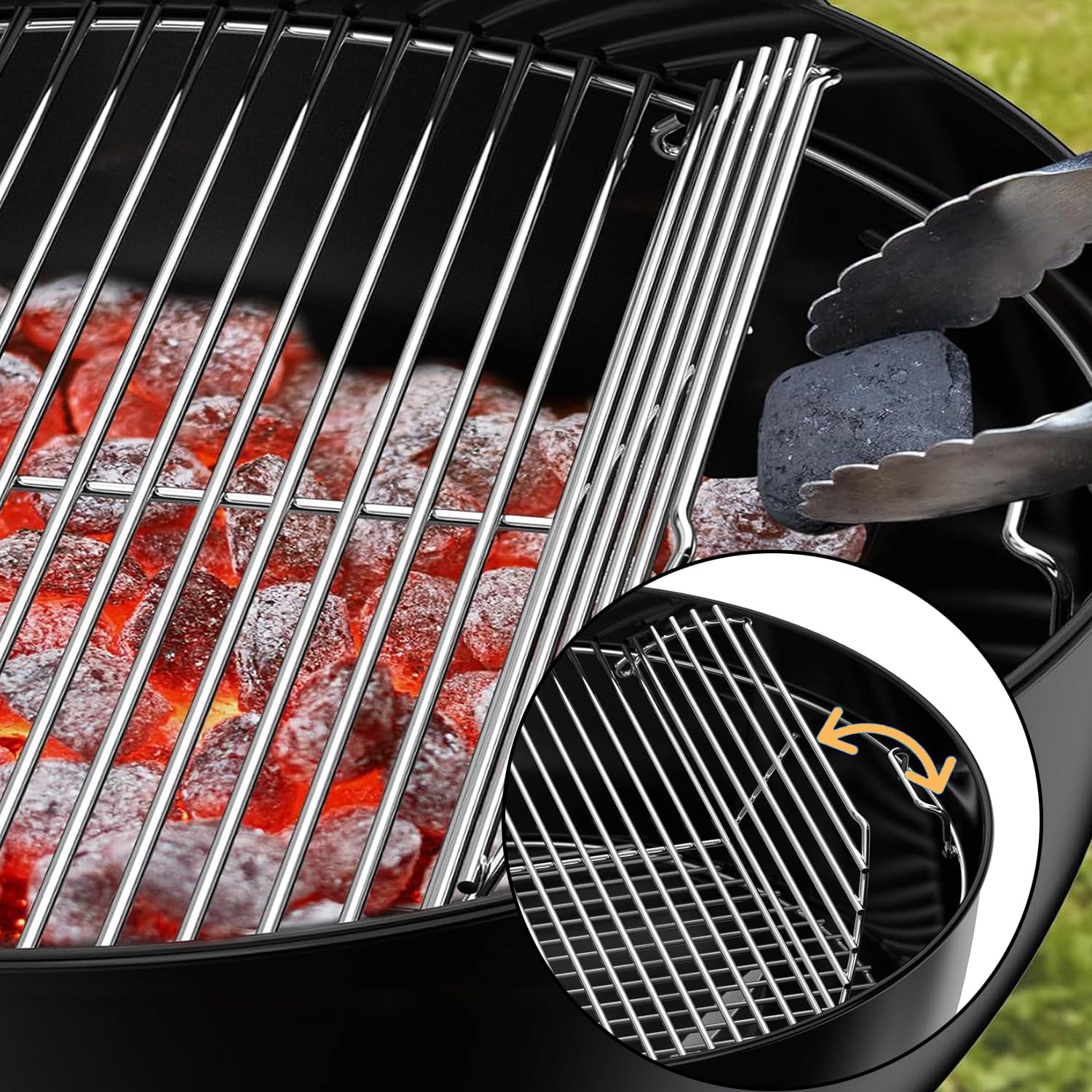 JCLMER premium materials indicate durability for regular grilling sessions