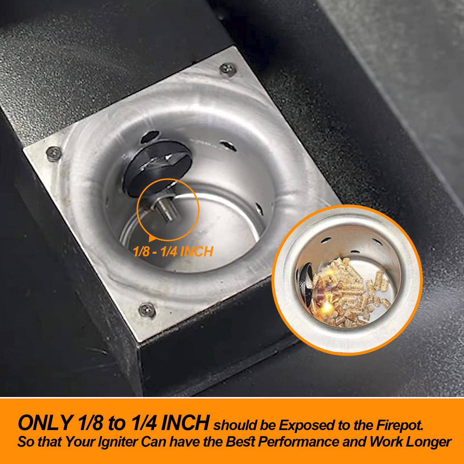 JCLMER screws set included, simple Retrofit on compatible grills.