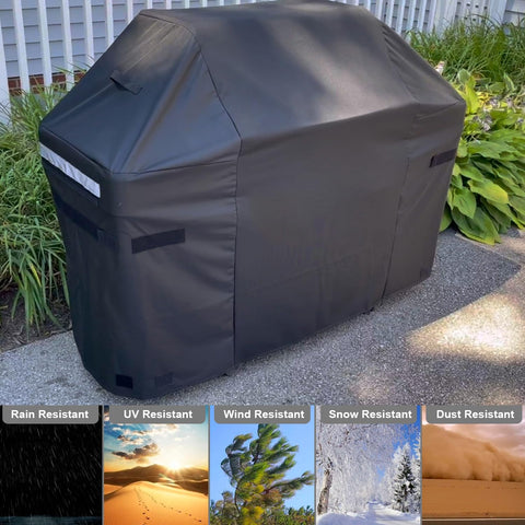 JCLMER Weber Spirit II cover durable handles for easy fitting.