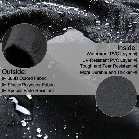 JCLMER Weber Spirit II cover side vent promotes airflow.