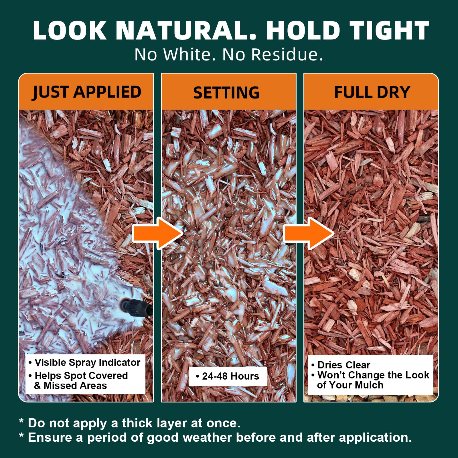 JDiction Mulch Glue erosion protection for slopes and borders.