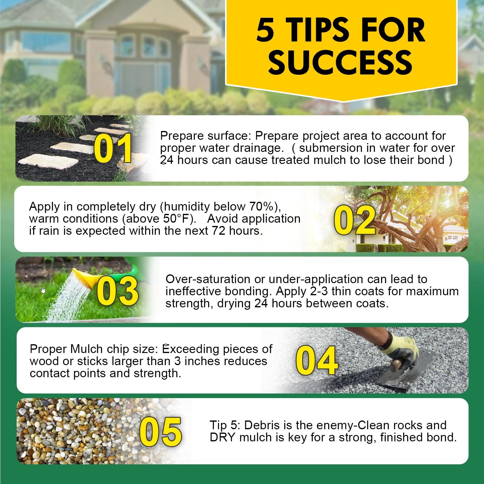 JDiction Mulch Glue delivers long-lasting hold for outdoor spaces.