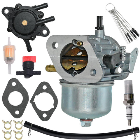 JDLLONG FH430V carburetor close-up for Kawasaki engines showing precise fuel delivery.