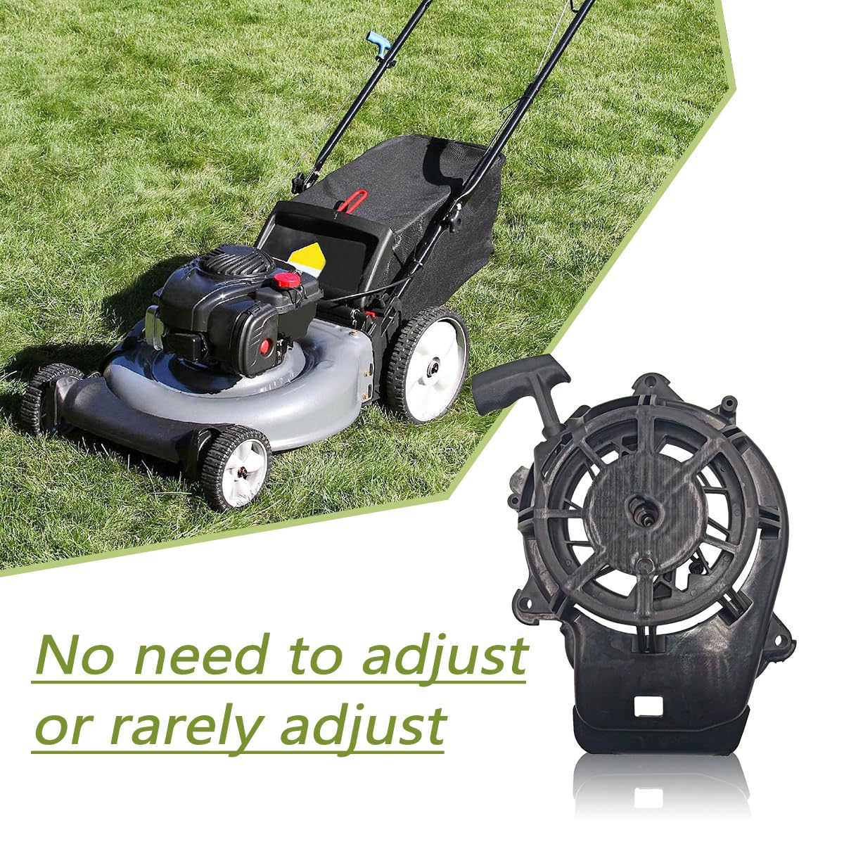 JDLLONG Rewind Starter 594062 compatibility chart, fits multiple mower models