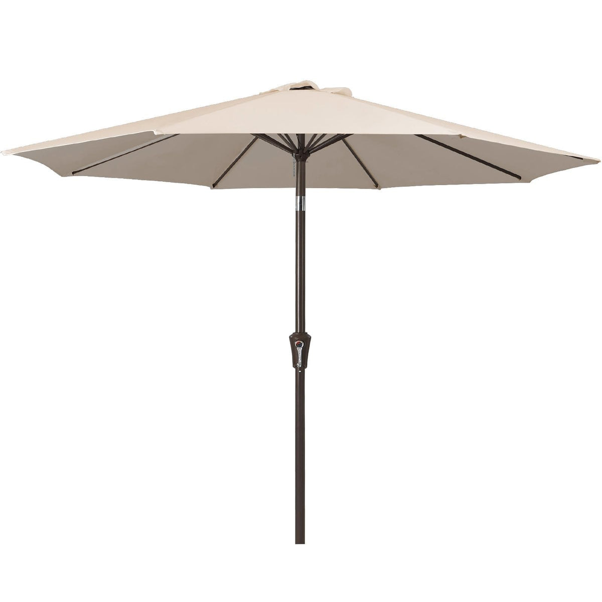 JEAREY 9ft tilt-crank umbrella shading cream-beige patio space