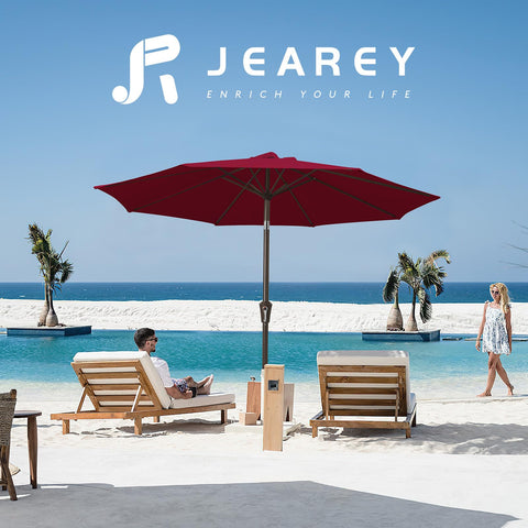JEAREY detachable pole simplifies setup and storage after use.