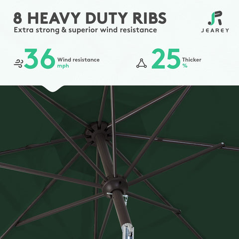 JEAREY detachable pole simplifies setup and space-saving storage.
