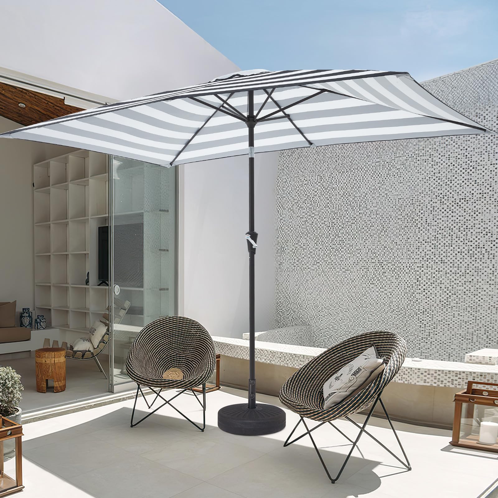 JEAREY easy-assembly ribs save storage space when disassembled.
