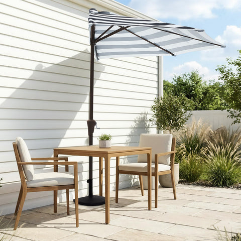 JEAREY half-round umbrella frame with sturdy ribs for lasting shade.