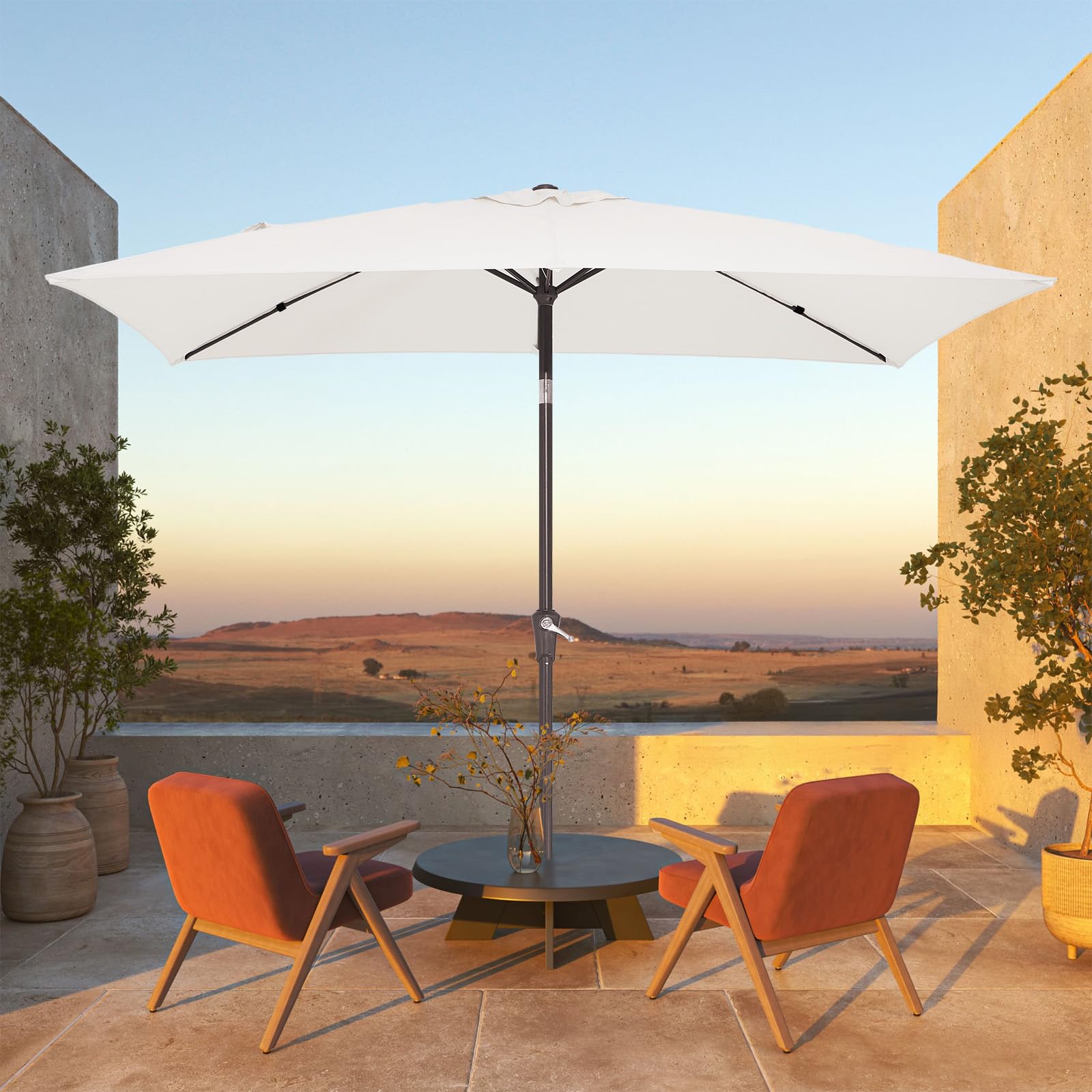 JEAREY premium fabric detail shows durable, waterproof canopy.
