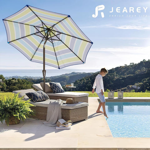 JEAREY powder-coated iron pole resists rust and wear.