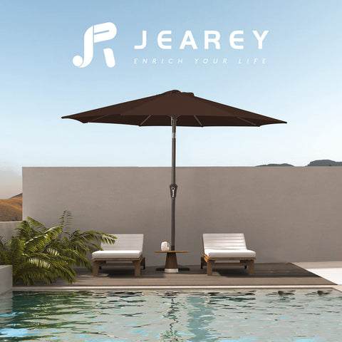 JEAREY push-button tilt system allows flexible shade without repositioning.