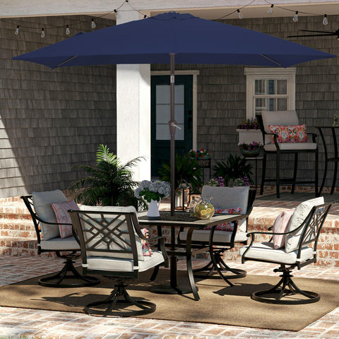JEAREY sturdy iron frame provides stable outdoor shade