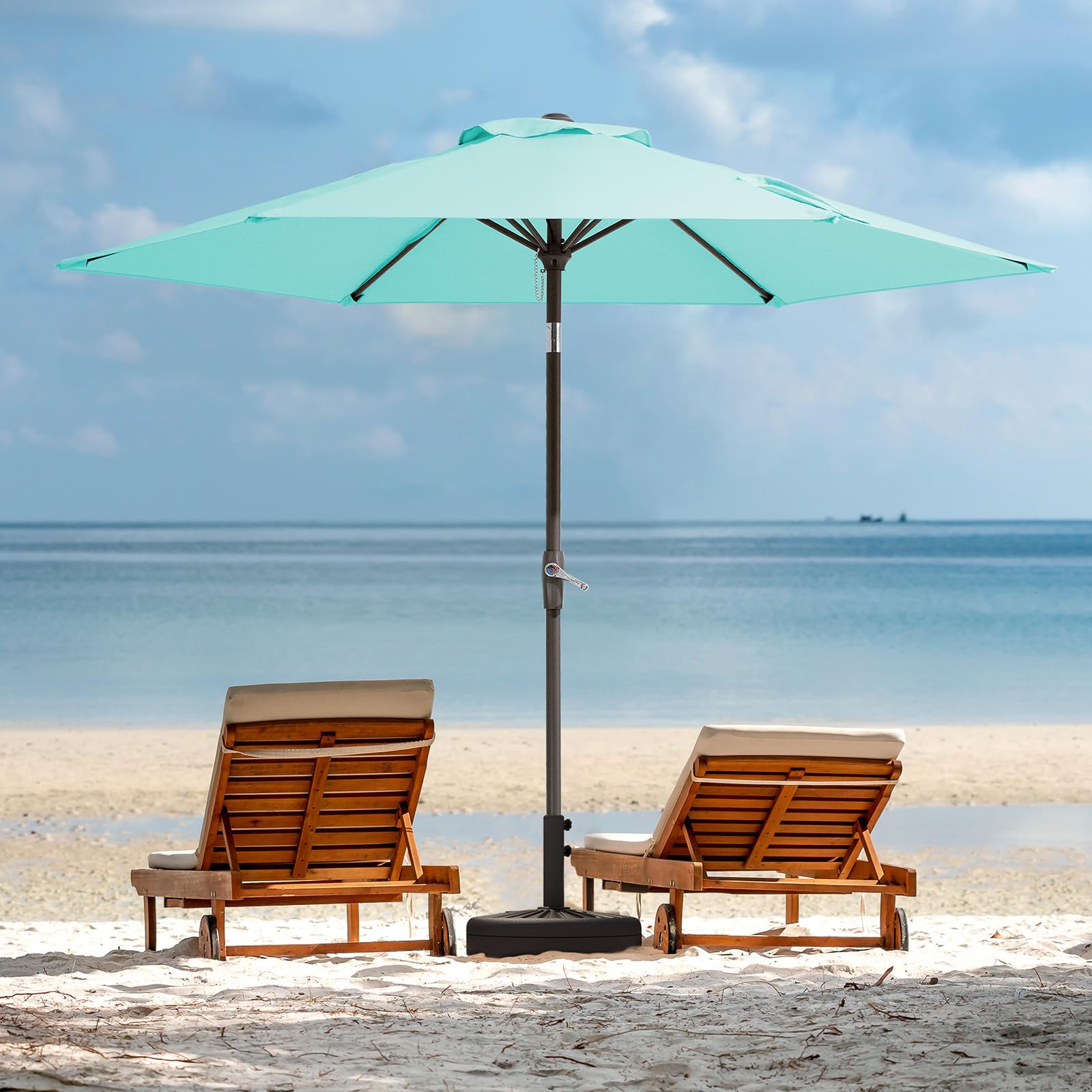 JEAREY teal blue color adds stylish shade to spaces.