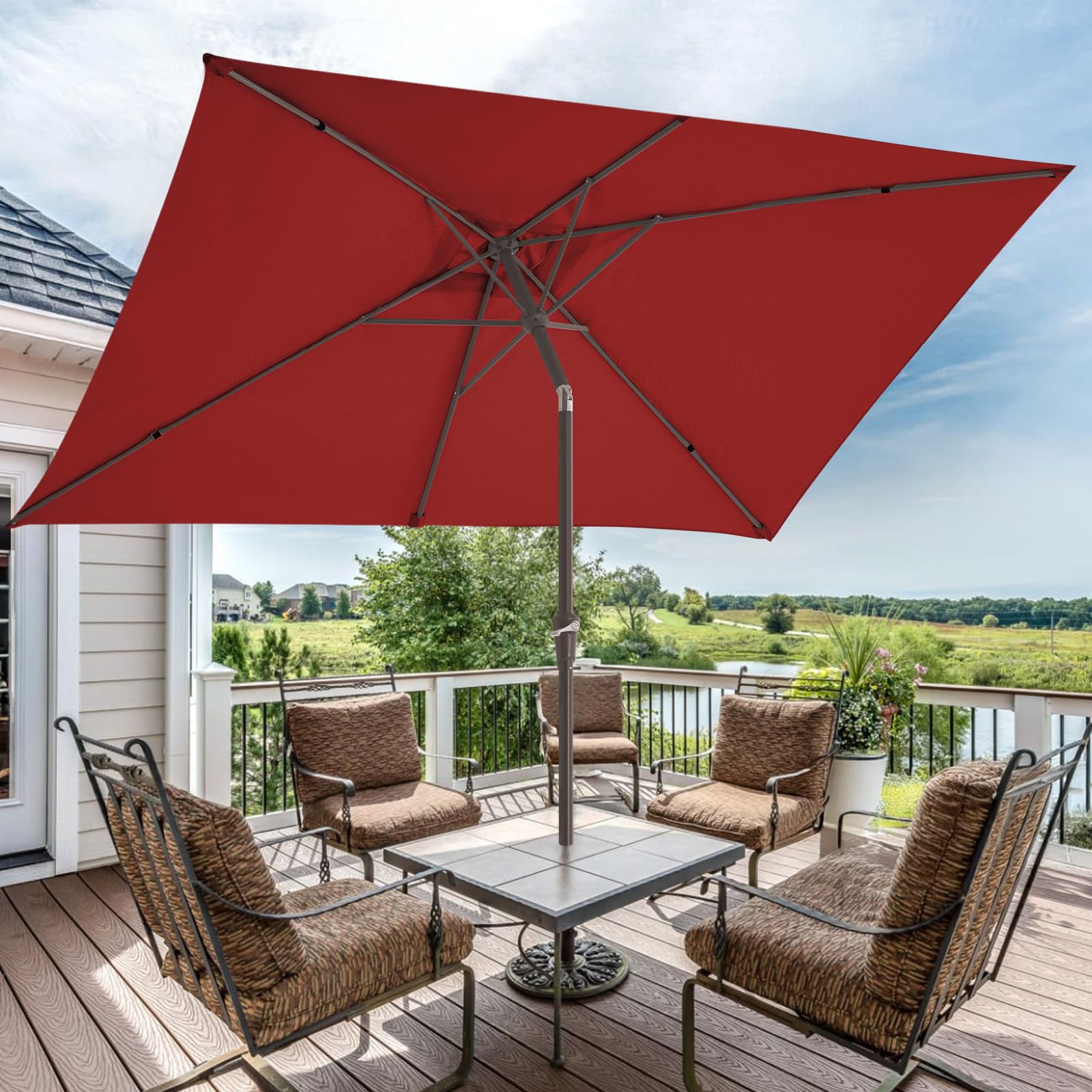 JEAREY tilt button allows sun protection angle adjustment