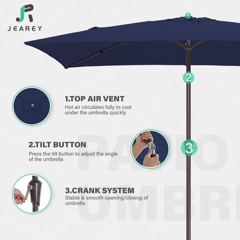 JEAREY top air vent promotes airflow and stability