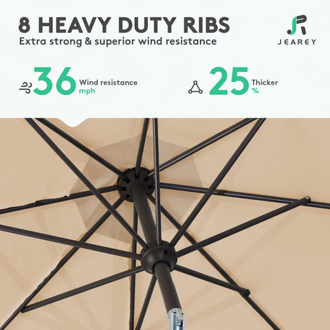 JEAREY wind vent at canopy top promotes airflow and comfort