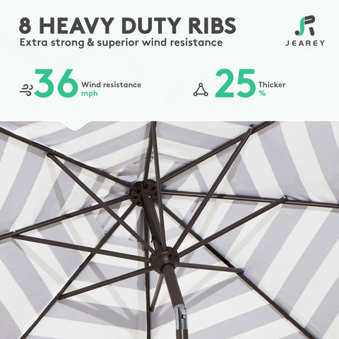 JEAREY waterproof fabric keeps you dry and shaded