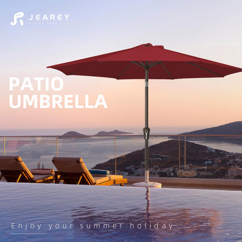 JEAREY waterproof canopy for outdoor shade and rain shedding